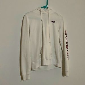 White Hollister Hoodie M